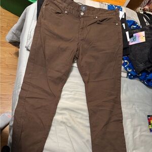 H&M slim fit brown jeans 36x32